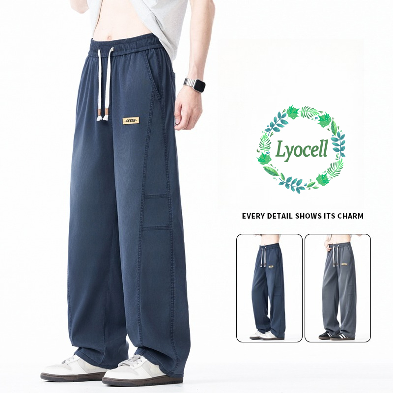 Streetwear Brand Designs - Merkkleding 2026 Heren Dunne Lange Broeken