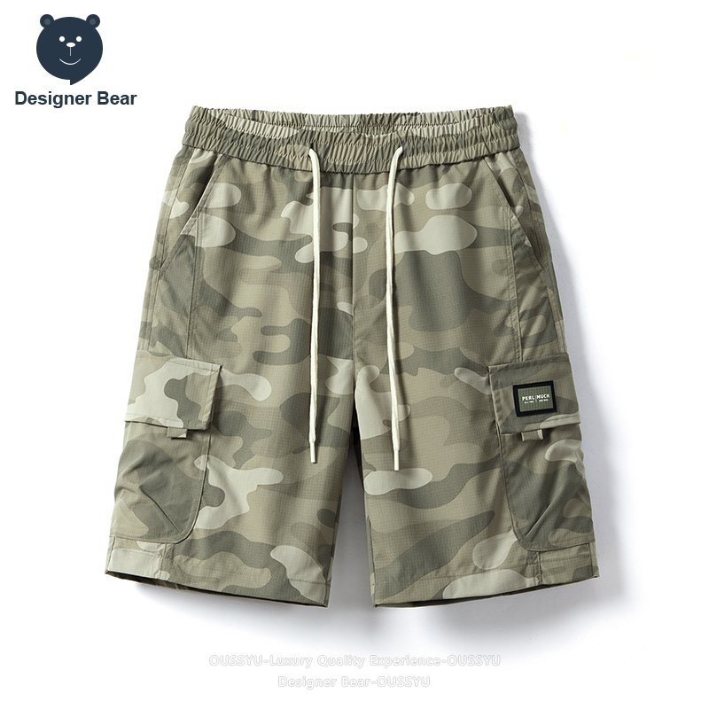 Streetwear Brand Designs - Merkkleding Zomer Cargo Camo Shorts Heren