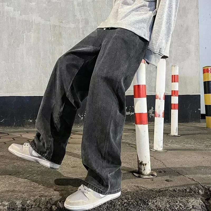 Streetwear Brand New - Nieuwe streetwear losse jeans heren Koreaanse