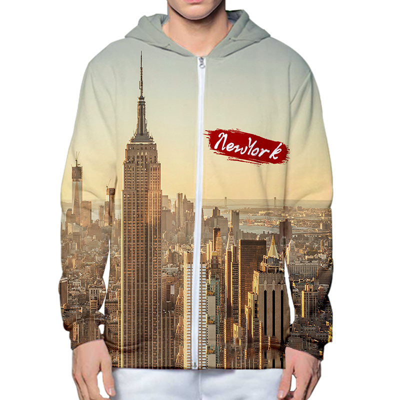 Streetwear Brand New York - Herfst Winter 3D Gedrukt New York