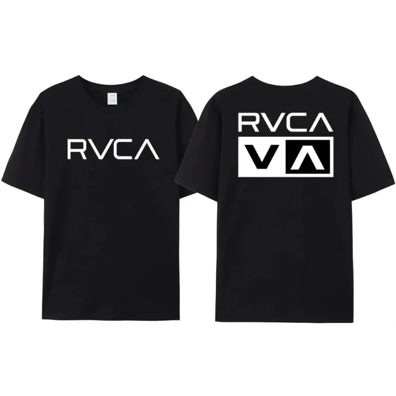 Streetwear Brand Designs - RVCA T-shirt Mannen Vrouwen Zwart Tee