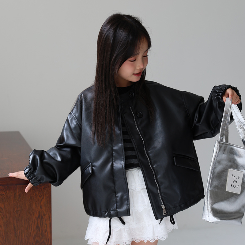 Streetwear Brand Designs - 2-12Y Meisjes Zoete Zwart Roze Rock