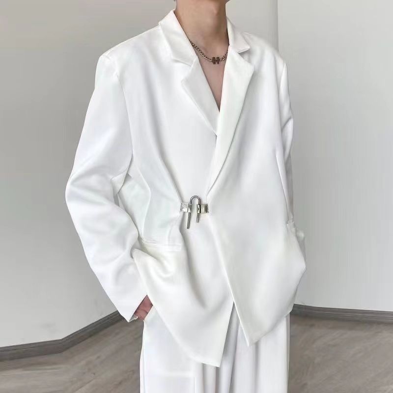 Witte casual blazerset voor he - Brand Streetwear Instagram recensie en prijs