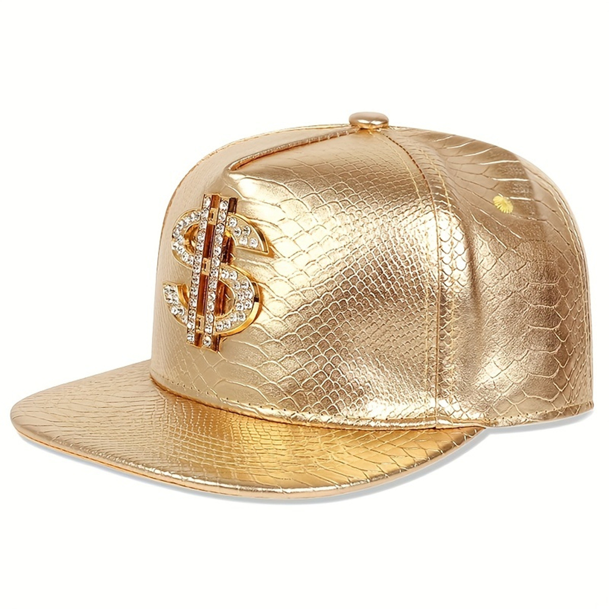 Lederen metallic dollar teken  - Streetwear Brand Hats recensie en prijs