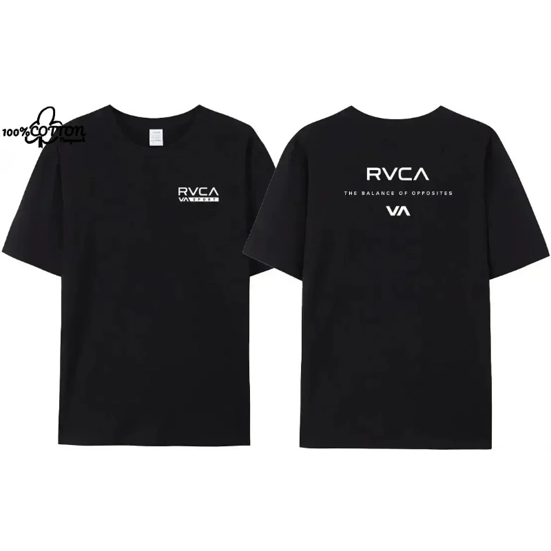 RVCA T-shirt Mannen Vrouwen Zw - Streetwear Brand Designs recensie en prijs
