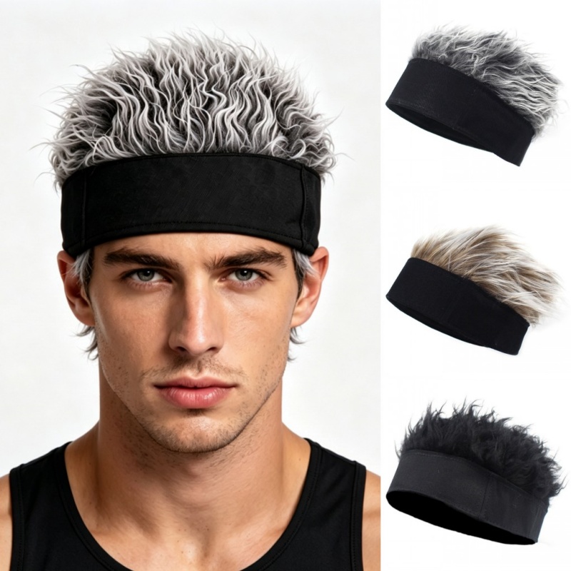 Synthetische pruik kort haar b - Streetwear Brand Hats recensie en prijs